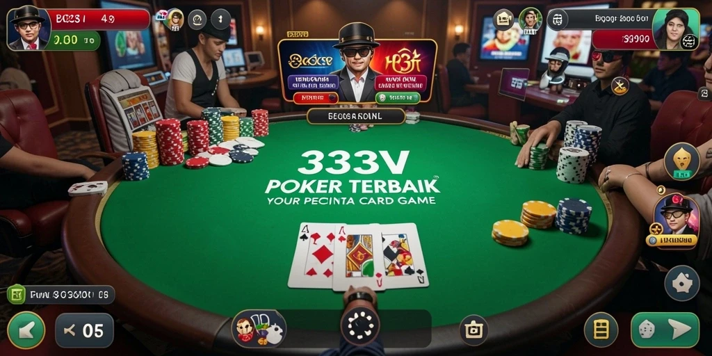Gameplay menarik dari permainan Poker di 333V.