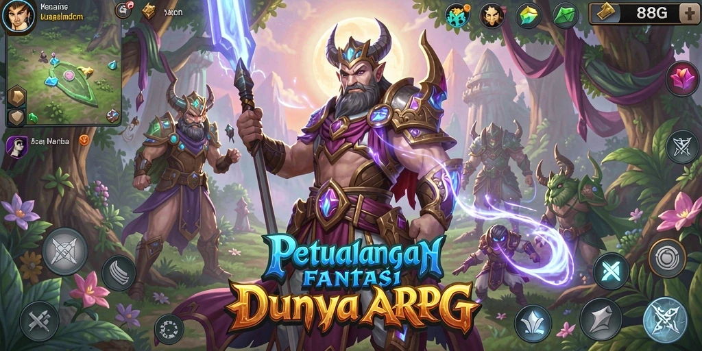 Tampilan aksi pertarungan seru dalam 8G8G.
