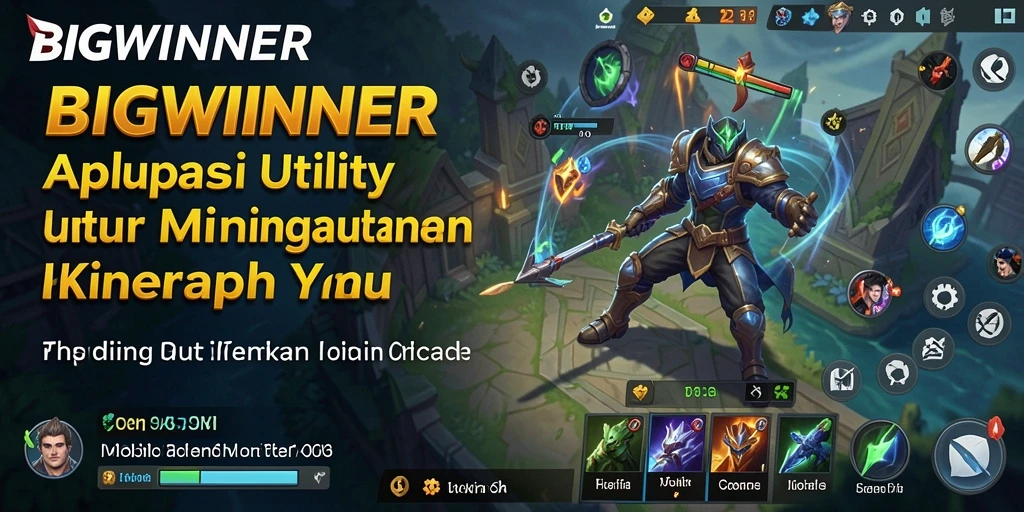 Tampilan utama aplikasi BIGWINNER yang intuitif dan mudah digunakan.