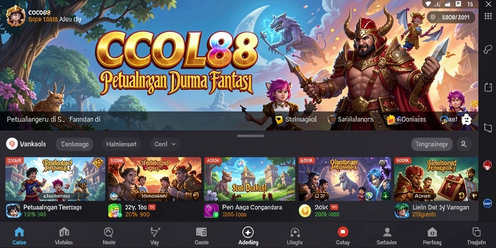 Tampilan menarik dari gameplay COCOL88 yang penuh petualangan.