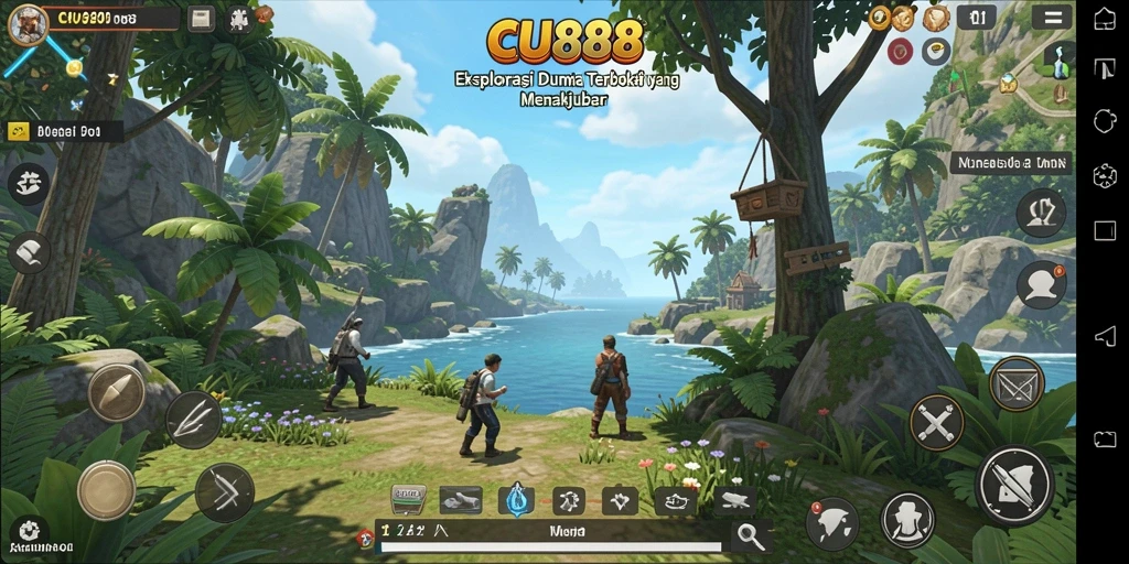 Screenshot utama CU888 menampilkan gameplay Open World yang mengesankan.