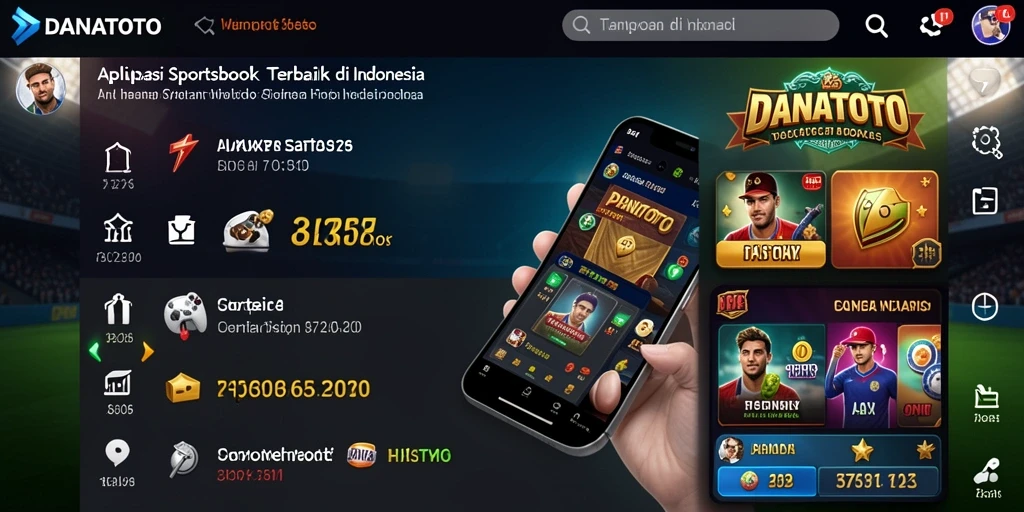 Tampilan gameplay DANATOTO dengan pilihan taruhan yang menarik.