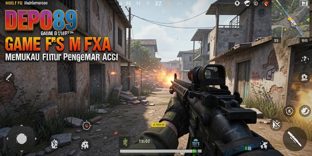 Gameplay DEPO89 yang mendebarkan dan seru dalam pertempuran FPS.