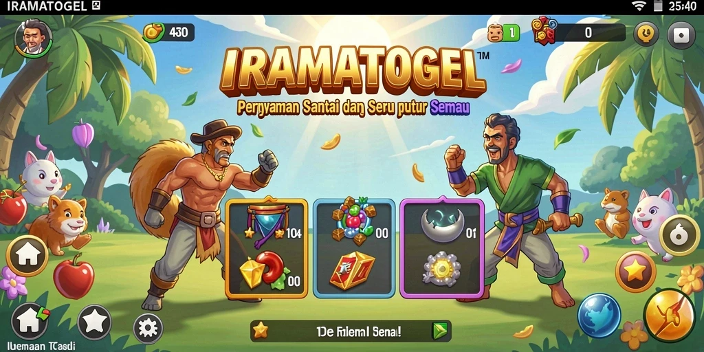 Tangkapan layar gameplay <strong>IRAMATOGEL</strong> yang menunjukkan kesenangan bermain yang menantang.