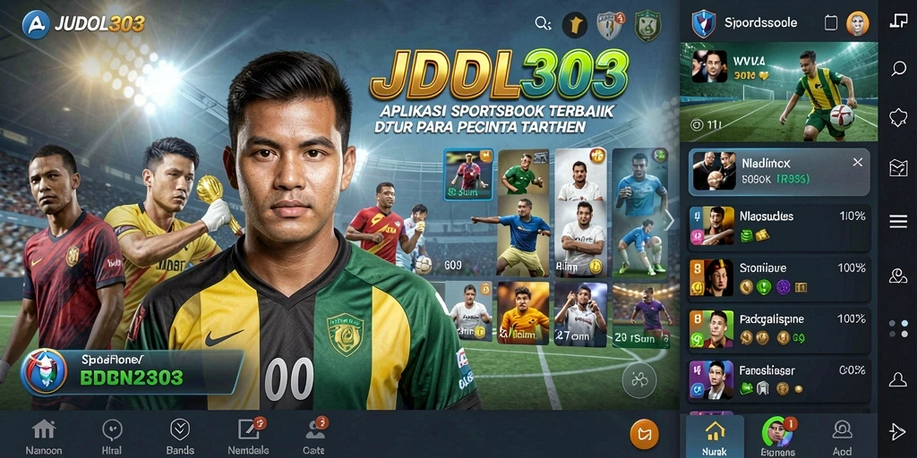 Tampilan gameplay menarik dari JUDOL303 yang menawarkan pengalaman Sportsbook.