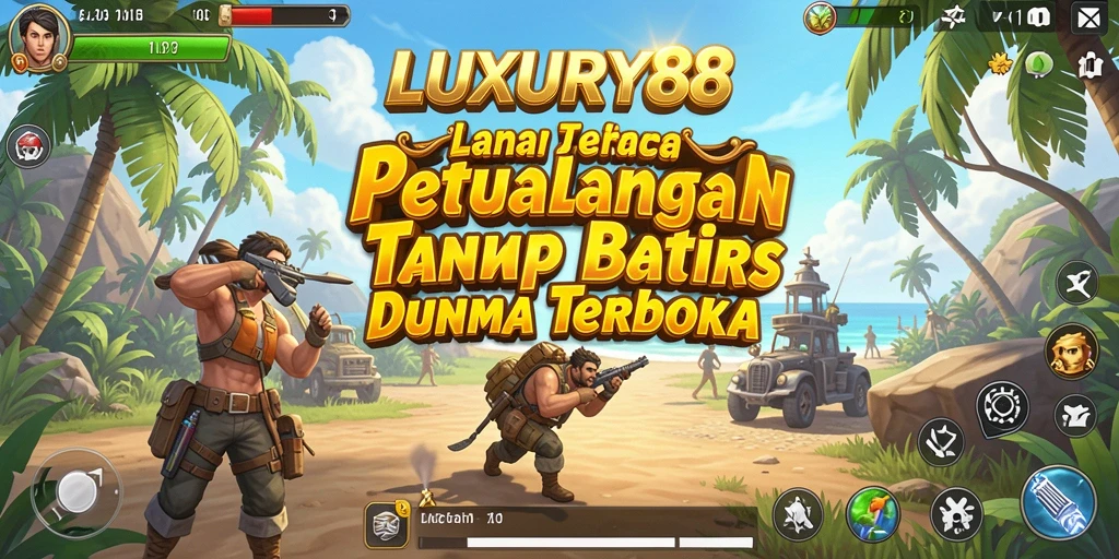 Tampilan gameplay <strong>LUXURY88</strong> yang menakjubkan dalam dunia terbuka.