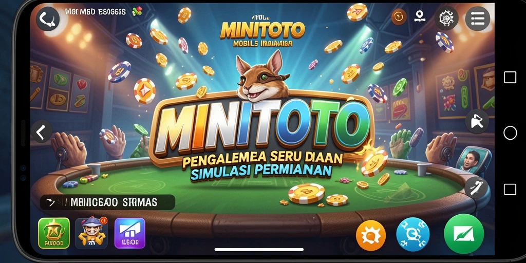 Tampilan gameplay MINITOTO yang memukau saat berinteraksi dengan karakter.