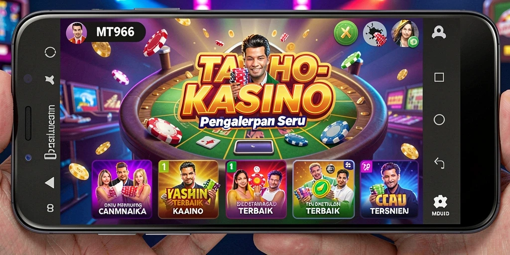 Tampilan gameplay kasino yang menarik dan seru di MT966.