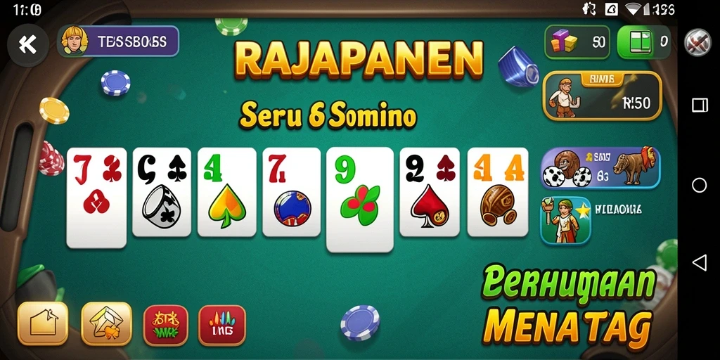 Tampilan gameplay RAJAPANEN yang menarik dan penuh warna.