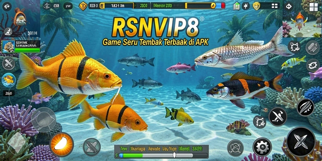 Tampilan gameplay RSNVIP8 yang seru dan penuh warna.