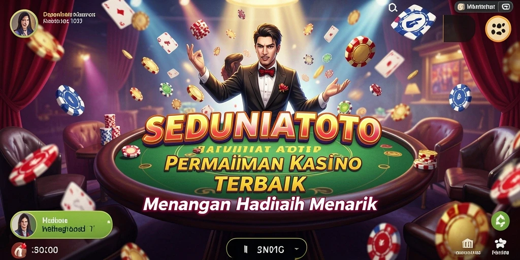 Screenshot gameplay SEDUNIATOTO yang menampilkan aksi seru permainan Kasino.