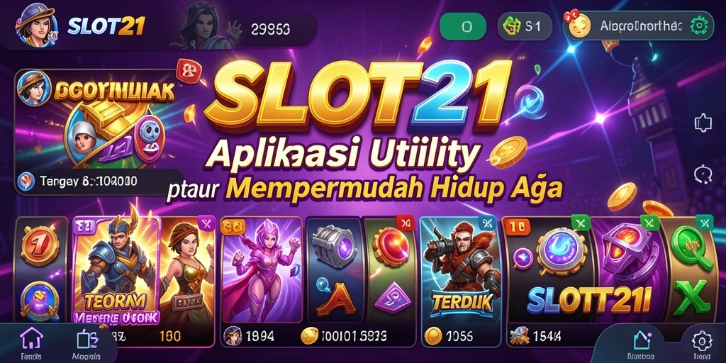 Tampilan utama SLOT21 dengan fitur pengingat yang mudah diakses.