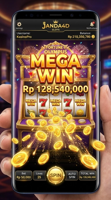 Tangkapan layar antarmuka aplikasi di janda4d.